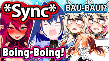 Kronii and IRyS tried to sync like FUWAMOCO, Gigi: 【Hololive】
