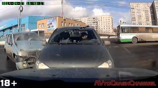 Аварии на видеорегистратор 2014 58  Сar crash compilation 2014 58