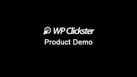 WP Clickster Demo - BEST Review & FREE Bonus