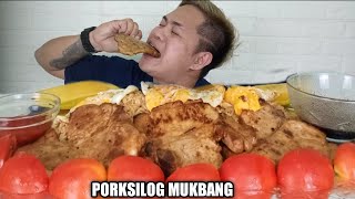 PORKSILOG MUKBANG/BIG BITES/REAL MUKBANG/FILIPINO BREAKFAST