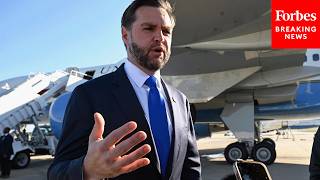 JUST IN: JD Vance Speaks To Reporters En Route To Midterm Rally In Texas