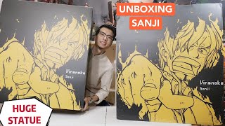 UNBOXING AMAZING SANJI VINSMOKE STATUE FROM ONE PIECE BY LB STUDIOS.