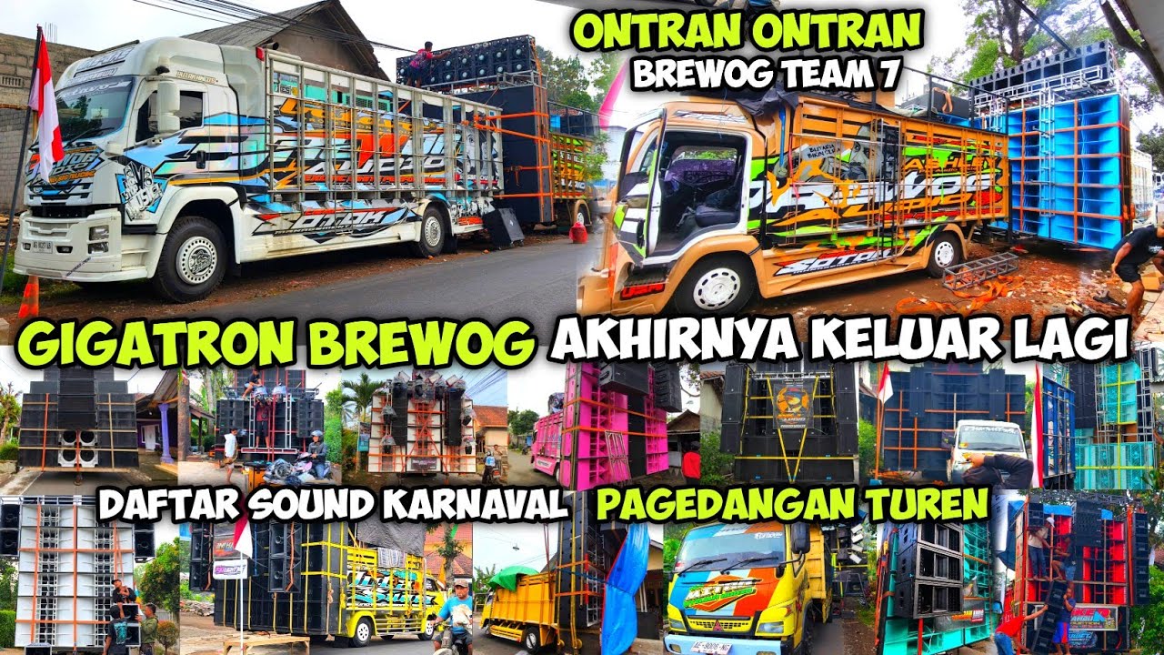 Kejutan GIGATRON Tampil Lagi‼️Perdana Brewog #8 karnaval Full Fuso..Daftar sound Karnaval Pagedangan