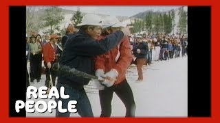 Snow Softball | Real People | George Schlatter