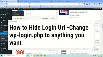 How to Hide Login Url  Change wp login php to anything you want