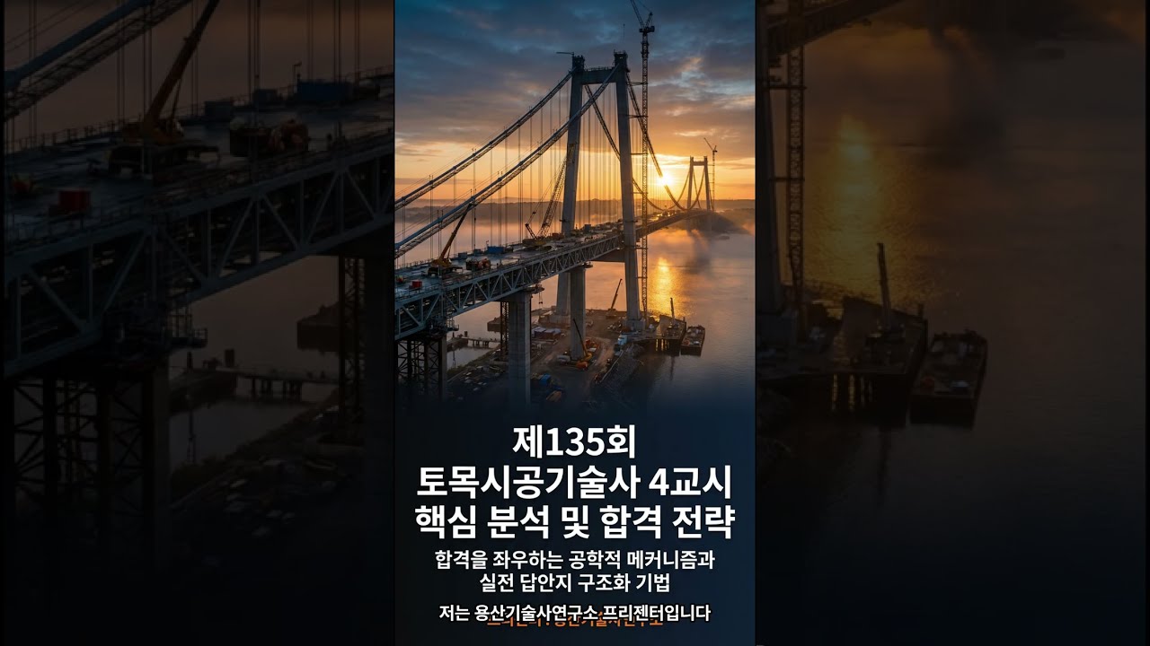 135회 토목시공기술사 4교시  시크릿노트