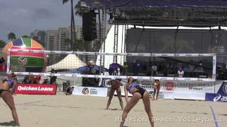 2014 WSOBV Long Beach USA vs NED Womens Quarter Final Walsh/Ross vs Meppelink/Van Iersel