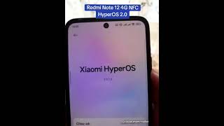 Redmi Note 12 4G Nfc Hyperos 2.0
