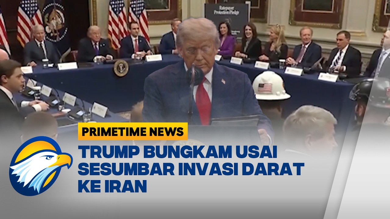 Iran Unggul di Darat, Trump Urung Invasi Darat? - [Primetime News]