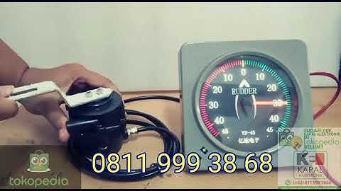 High Quality Angle Rudder atau Indicator Kemudi Kapal. @Kapalelektronik