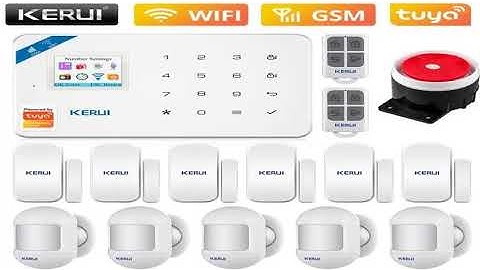 KERUI Home Security Alarm System W181 Wireless WiFi GSM Tuya APP Control Android ios Burglar Alarm S