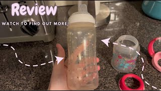 Smooth Bottle to Sippy Cup Transition: NUK Active Cup Review!