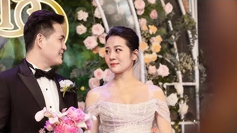 Đám cưới KAREN NGUYỄN | Cô dâu rơi nước mắt hạnh phúc tiết lộ đang mang thai con đầu lòng | BÍ MẬT V