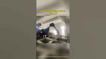 Industrial robot #industrial #machine #factory #robotics #robot #manufacturing #electroplating
