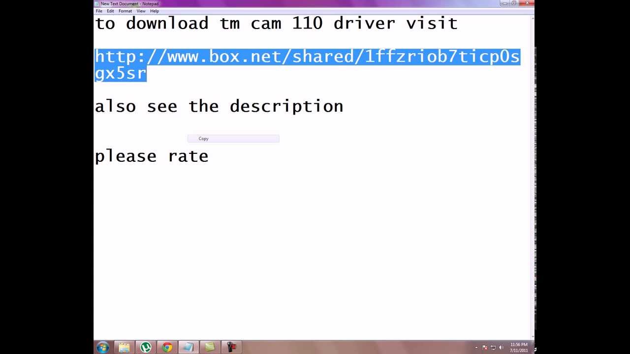 TOUCHMATE TM-CAM110 TREIBER