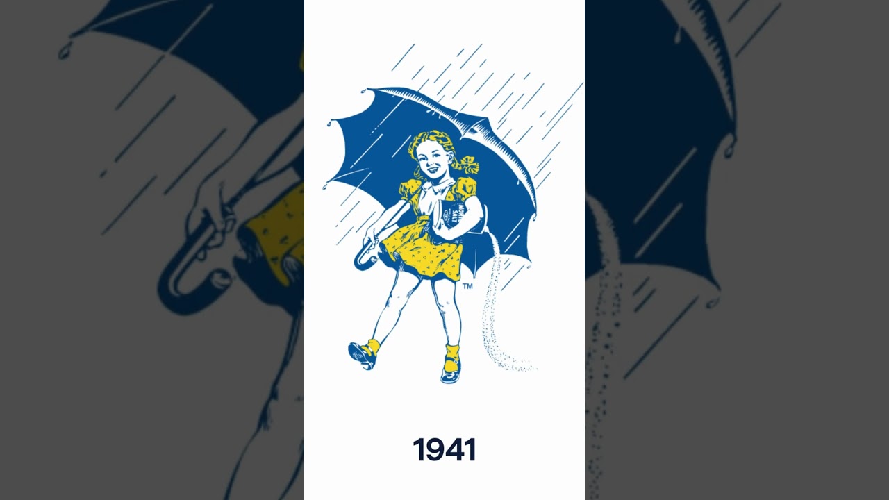 Evolution of the Morton Salt Umbrella Girl
