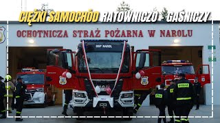 ☆NOWY SAMOCHÓD RATOWNICZO-GAŚNICZY w OSP Narol☆ Man TGM 18.320 [TheRol Team 2023]