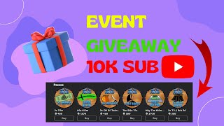 [ EVENT ] Ăn Mừng 10K Sub. Tạo Event Give Game Pass Blox Fruits