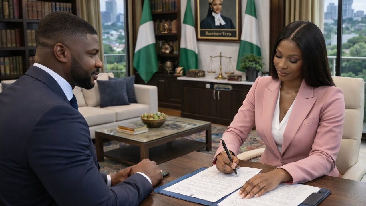 Vera and Frank after the agreement.   