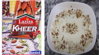 Laziza Kheer Mix Recipe | Chawal ki Kheer Recipe | Kheer Mix Recipe @aliamubvlogs