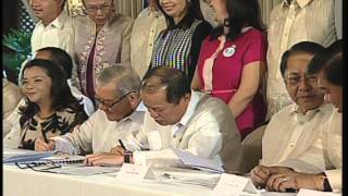 Ceremonial Signing of Enhanced Basic Education Act of 2013 5/15/2013