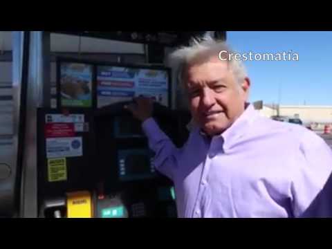 AMLO critica desde El Paso, Texas, que las gasolinas sean más baratas que en México