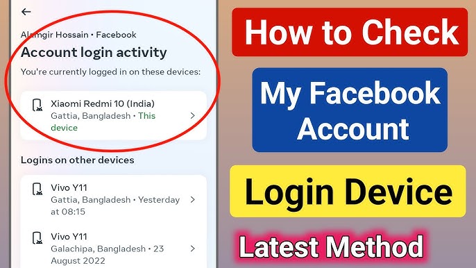 How to check logged in devices on facebook - Geeky Gadgets