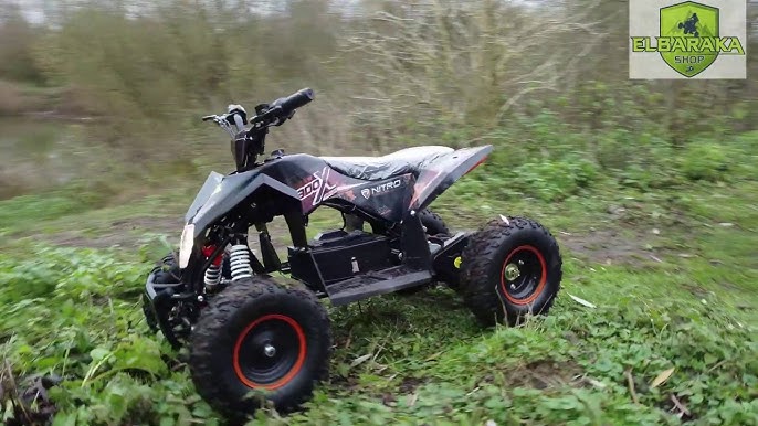 mini quad enfant 50 cc madox, avec telecommande parentale