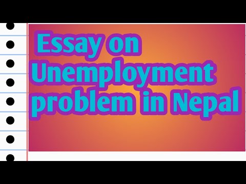 essay on unemployment in nepal in 200 words