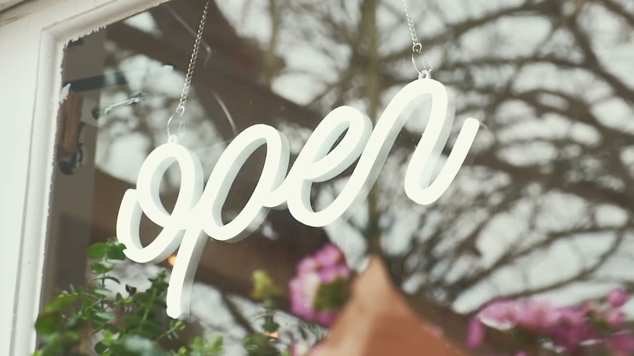 OPEN Sign for New Business (30s USA)