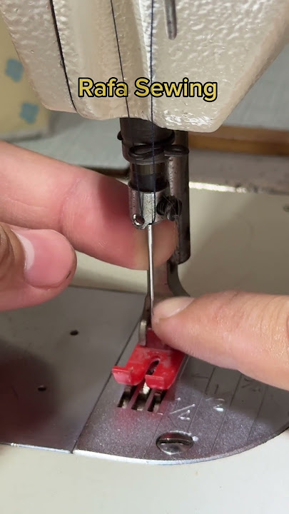 Cara ganti jarum mesin jahit highspeed Typical / juki / brother #mesinjahit #sewingtutorial #shorts