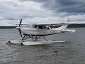 Turbine Cessna 206 on amphibs to the Tree River on the Nunavut Arctic Coast