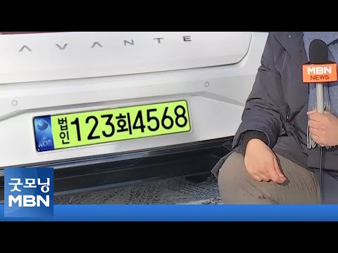 [단독] 내년 하반기 &amp;#39;연두색&amp;#39; 법인차 번호판 등장…다음 주 공청회서 가닥 [굿모닝 MBN]