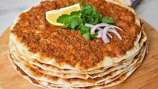 BU TARİFLE HERKES AMA HERKES EVDE KOLAYLIKLA LAHMACUN YAPABİLİR  / EV YAPIMI LAHMACUN TARİFİ