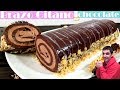 Brazo gitano de chocolate, receta fácil espectacular.