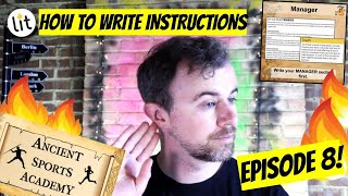 How To Write and Film Instructions ep.8/10 | Ancient Sports Academy Project | #withme