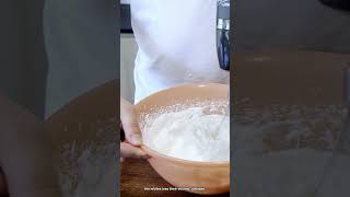 The mountain test for perfect tiramisu #cooking #bakingtips #shorts