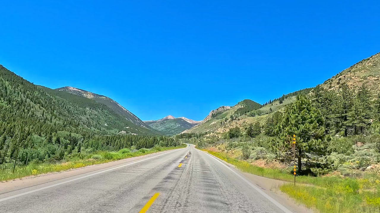 US 50 West Over Monarch Pass in Colorado