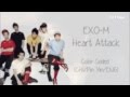 EXO-M - Heart Attack (Color Coded Chinese/PinYin/Eng Lyrics)