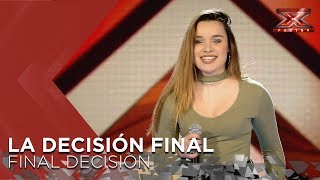 Lara | Risto Mejide & India Martínez | Final Decision | The X Factor 2018