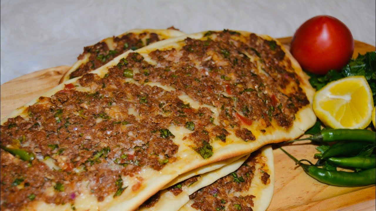 لحم بعجين بعجينة العشر دقائق وطعم ولا اروع