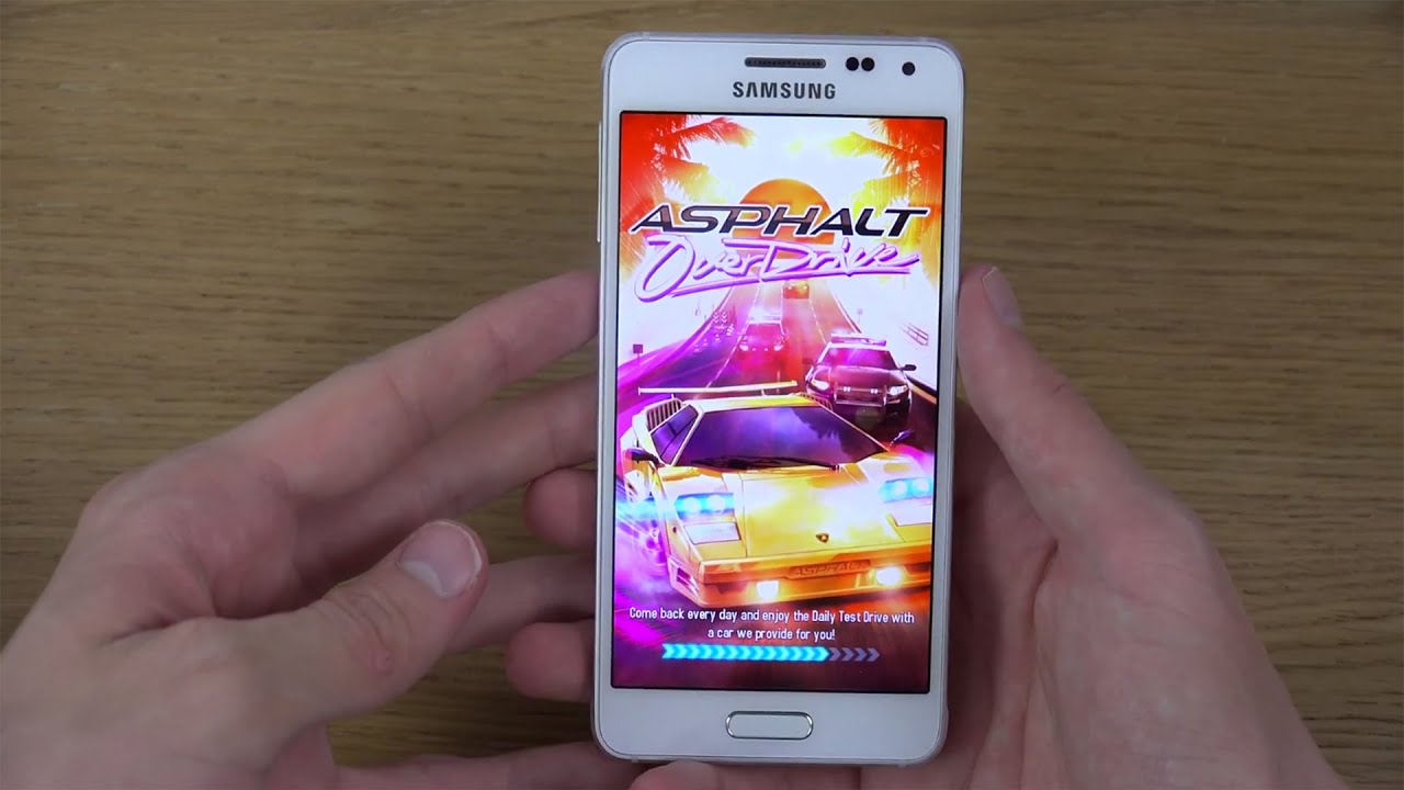 Asphalt Overdrive Samsung Galaxy Alpha 4K Gameplay Review