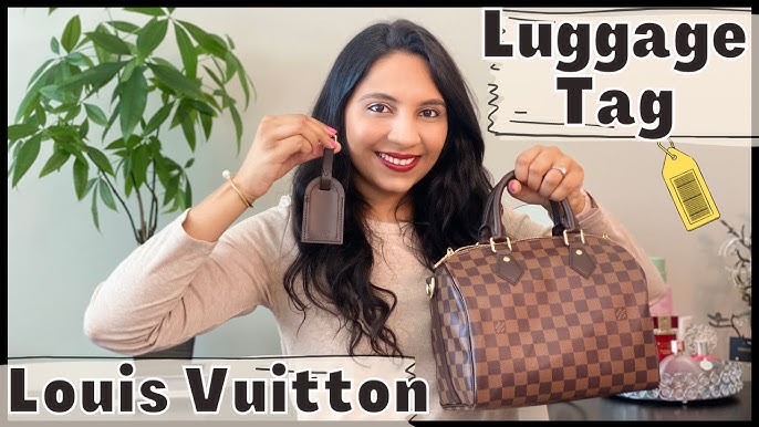 LOUIS VUITTON LUGGAGE TAG - How to put it on! 