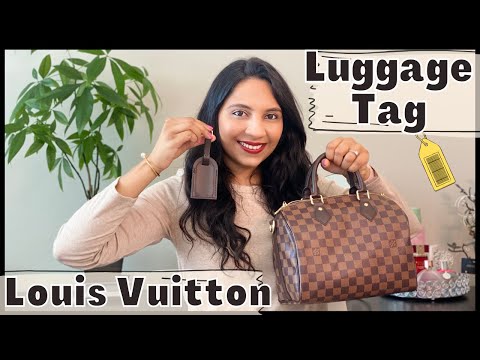 Louis Vuitton Speedy Bag Tag