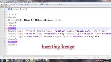 How to Inserting Image HTML-Video 4 (PASHTO)