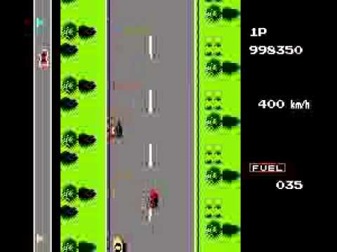 Road Fighter (NES / Nintendo) - Vizzed.com GamePlay