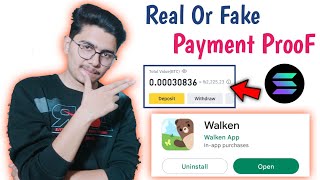 Walken App Payment Proof? | Walken App Real Or Fake
