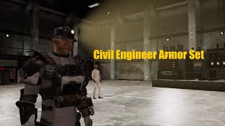 Fallout 76 Civil Engineer Armor Set First Look - How To Craft The New Armor Civil Engineer Armor Set