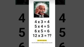 Only for Genius Mind - Math IQ Brain Mind Test Level 🧠 | #shorts