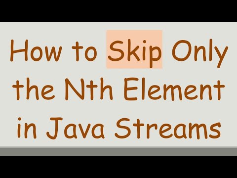 How to Skip